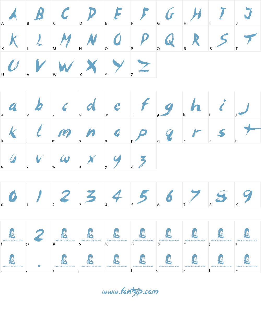 Imagination Station Font Character